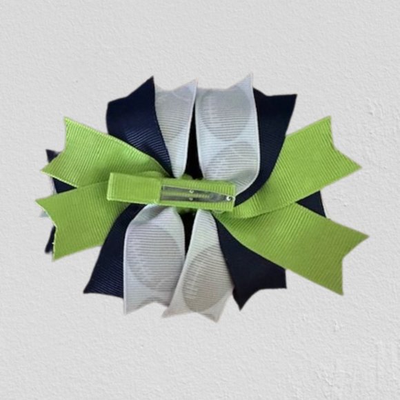 Football Boutique Deluxe Bow  (2) - Picture 2 of 2